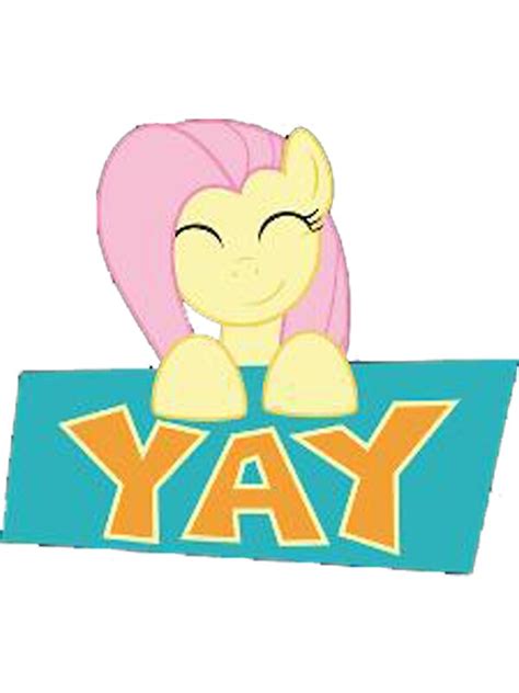 "Fluttershy Yay" Stickers by Blubb | Redbubble