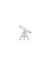 Telescope coloring Pages sketch template