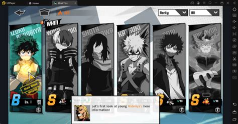 MHA: The Strongest Hero Tier List 2024?-Game Guides-LDPlayer