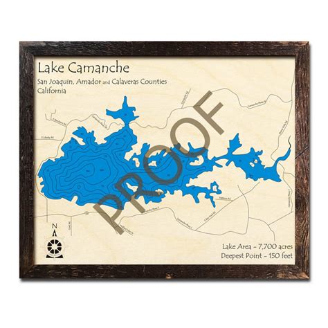 Lake Camanche Map: Your Guide to Recreation and Fishing