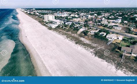 Panama City Beach Aerial View, Florida Stock Photo - Image of aerial ...