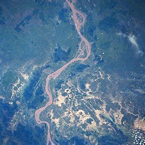 Mekong River Delta - A Breathtaking Satellite View