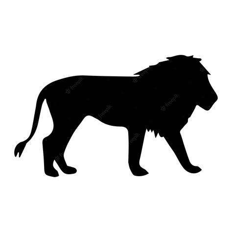 Premium Vector | Lion Silhouette
