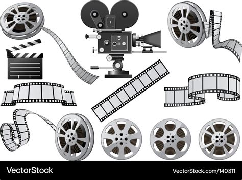 Film industry Royalty Free Vector Image - VectorStock