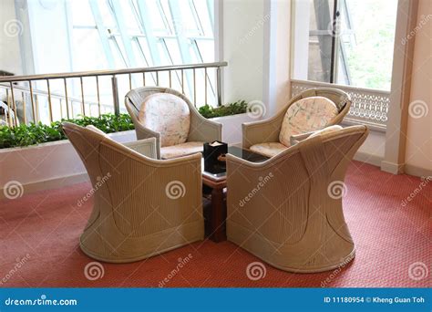 Casual wicker furniture stock photo. Image of brightly - 11180954