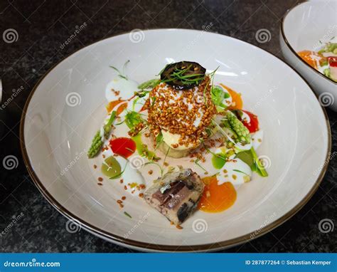 Gourmet Restaurant Fine Dining Chef Michelin Star Stock Photo - Image ...