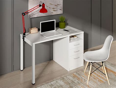 High quality Door Type metal frame 3 drawers small home office desk CF-U1260F