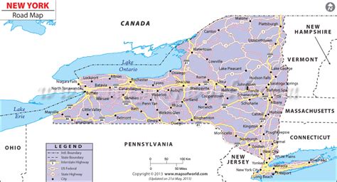 Toll Roads New York Map - Amanda Marigold