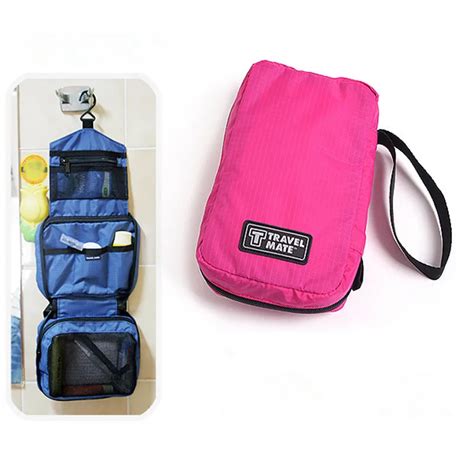 Portable Travel Toiletry Folding Hanging Wash Bag Cosmetic Makeup ...