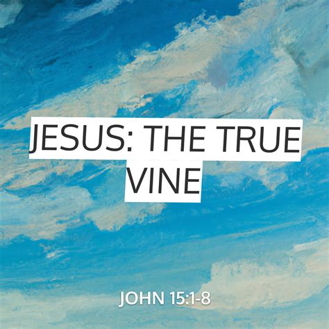 Jesus: The True Vine Sermon by SermonCentral, John 15:1-8 ...