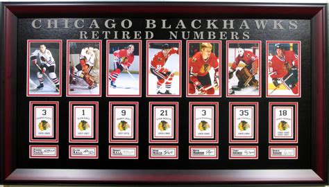 Chicago Blackhawks Retired Numbers | SMT Golf Outing Services