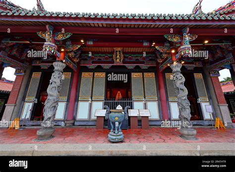 Taipei Confucius Temple, a Confucian temple featuring traditional architecture in Taipei, Taiwan ...