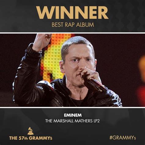 Eminem Wins The Grammy For Best Rap Album (List Of Rap & R&B Winners ...