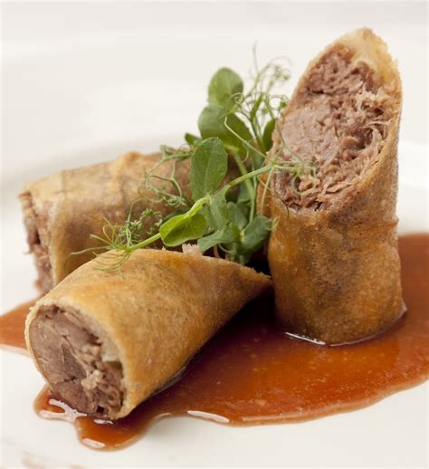 Crispy Duck spring rolls by Andy Waters Duck Recipes, Asian Recipes, Ethnic Recipes, Game ...