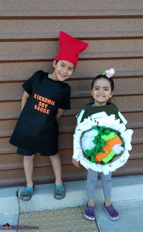 Sushi and Soy Sauce Costume