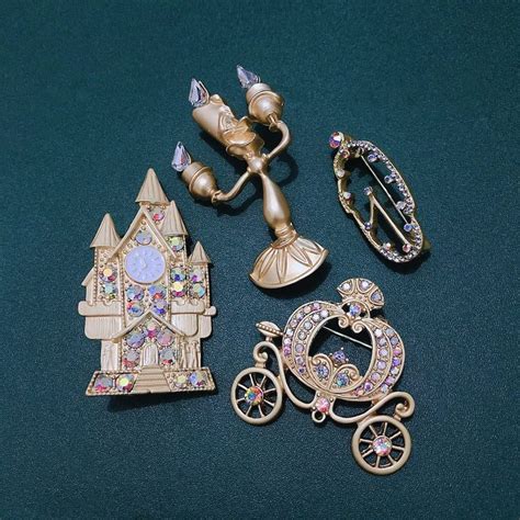 Cinderella 'Clock Tower Castle' Enamel Pin - Distinct Pins