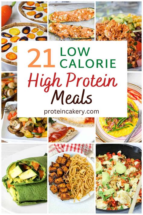 21 High Protein Low Calorie Meals (Lunch & Dinner Recipes) - proteincakery.com