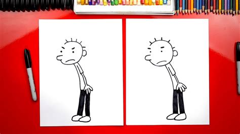 How To Draw Rodrick Heffley From Diary Of A Wimpy Kid - Art For Kids Hub