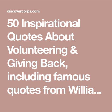 50 Inspirational Quotes About Volunteering & Giving Back - Volunteer Vacations | Discover Corps ...