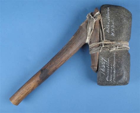 RRN - Items - The NMNH: E16387-0 - Stone Hammer With Wooden Handle (Ancient)