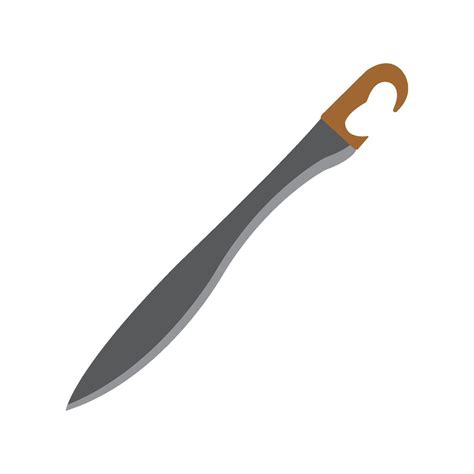 falcata sword icon illustration design template 45742204 Vector Art at Vecteezy