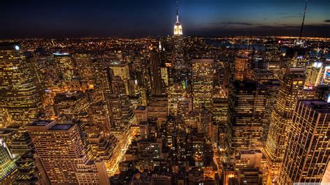 Manhattan Night Skyline Wallpapers - Top Free Manhattan Night Skyline Backgrounds - WallpaperAccess