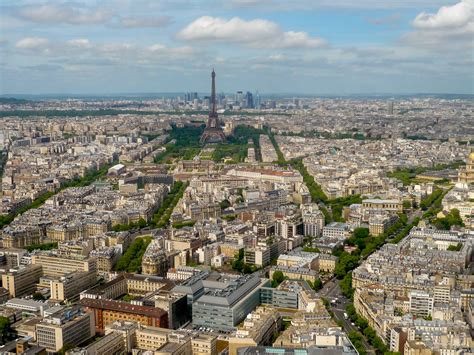 Eiffel Tower Aerial View