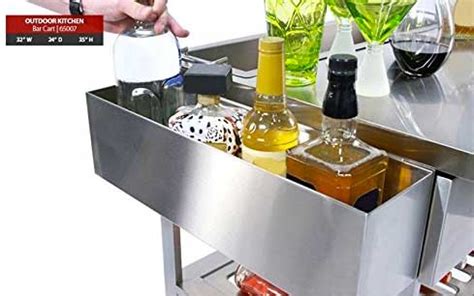 Stainless Steel Outdoor Kitchen Cart (That Does Everything!)