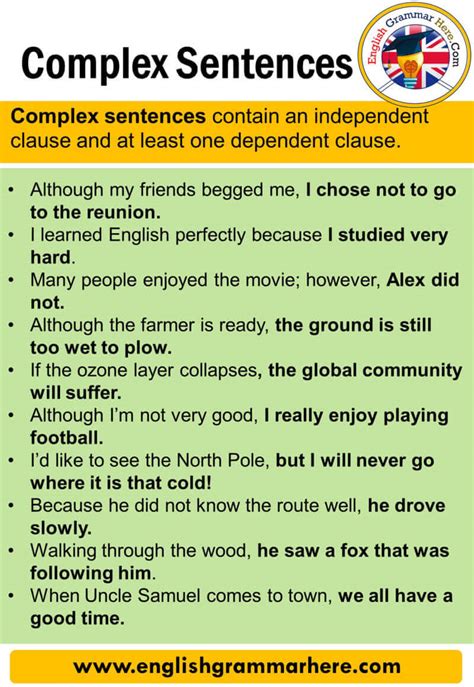 Complex Sentences, Definition and Examples - English Grammar Here