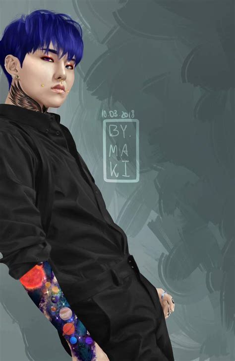 Tattooed and pierced Hoshi - Fanart | Carat 캐럿 Amino