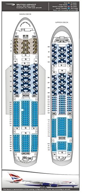 British Airways Airbus A380 Seat Map « Heritage Malta