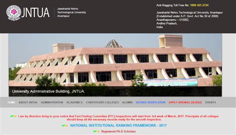 JNTU Anantapur Convocation Notification, Application, Status & Procedure to Apply JNTUA OD ...