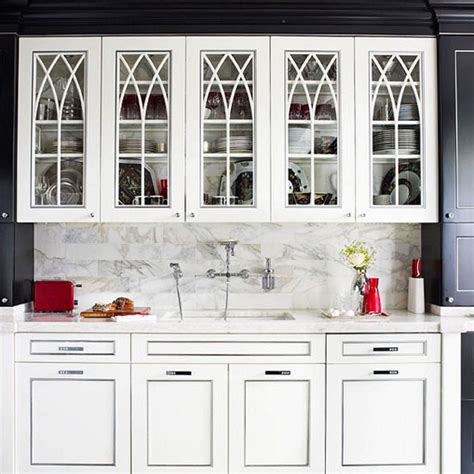 12 Top Risks Of Attending Pretty Glass Kitchen Cabinets | Glass kitchen ...