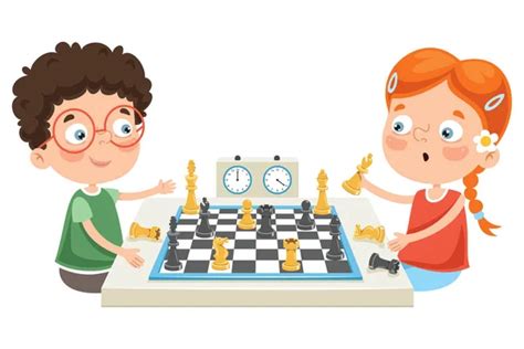 Clipart: play chess | Chess Game — Stock Photo © lenmdp #4133085