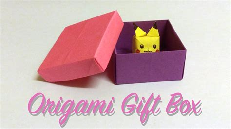 How to make Easy Origami Gift Box - YouTube