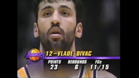 Vlade Divac (Los Angeles Lakers) Highlights vs Chicago Bulls, 1991 NBA ...