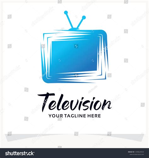 Television Logo Design Template Inspiration - Royalty Free Stock Vector ...