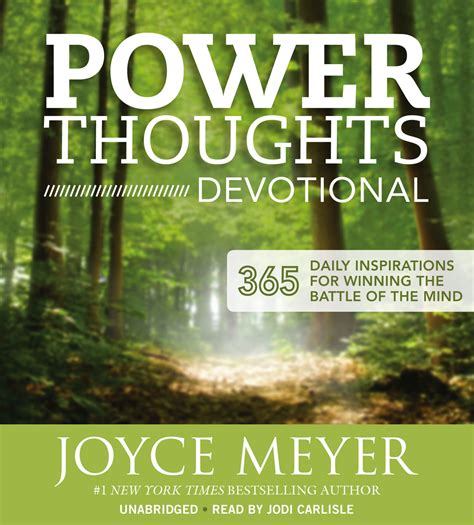 Power Thoughts Devotional by Joyce Meyer | Hachette Book Group