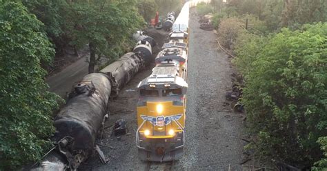 Report blames Union Pacific for fiery oil train derailment