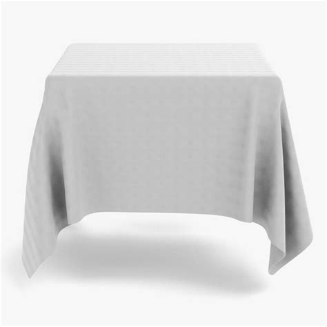 3dsmax square tablecloth