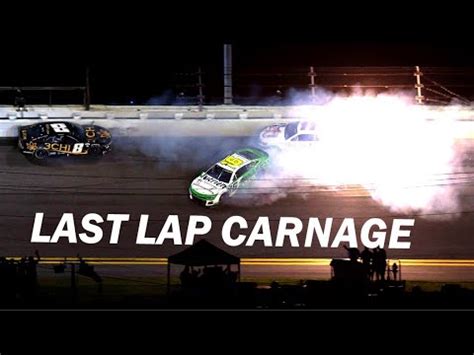 FINAL LAP CRASH - 2023 DAYTONA 500 NASCAR CUP SERIES RACE - Win Big Sports