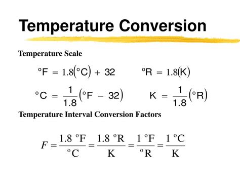 Give The Two Temperature Conversion Formulas