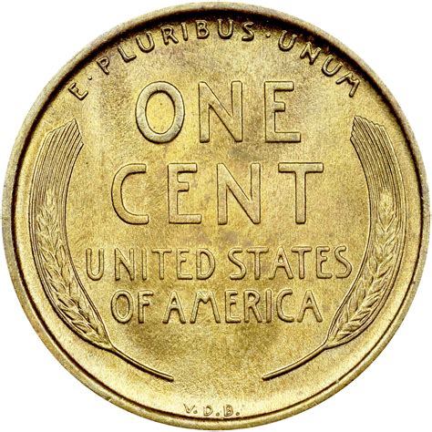 1909 S Vdb 1C MS Lincoln Cents, Wheat Reverse | NGC