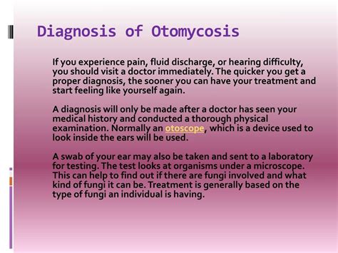 PPT - Otomycosis: Causes, Symptoms, Daignosis, Prevention and Treatment ...