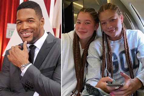 GMA host Michael Strahan’s stunning twin daughters Sophia and Isabella ...