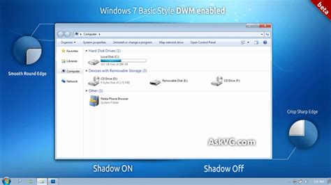 Download DWM Enabled “Windows 7 Basic” Theme with Aero Titlebar Buttons and Shadow Effects – AskVG