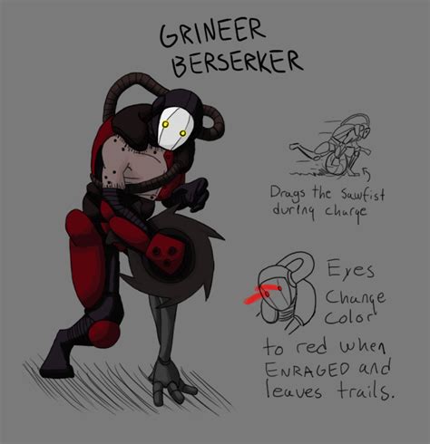 Warframe Enemy Design Contest: Grineer Berserker by Se05239 on DeviantArt