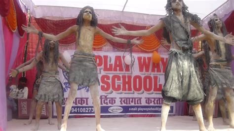 Bhole nath tandav dance performance play way school - YouTube