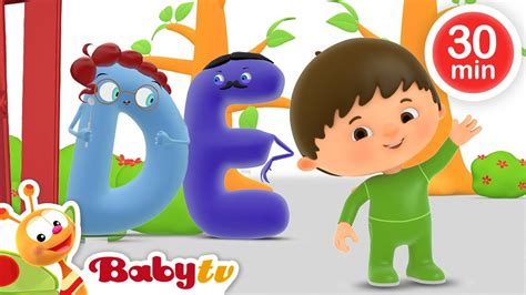 Charlie Meets the Letters A, B, C, D, E & F 😀 | Charlie & The Alphabet | Kids Cartoons @BabyTV ...