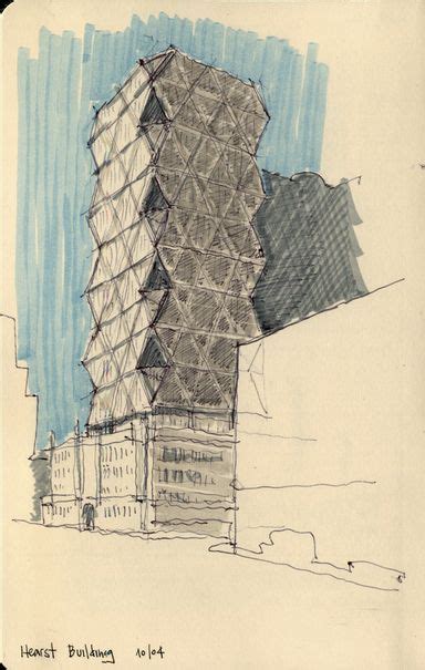 NY & Chicago Architecture Sketches by Cristián Bascuñán, via Behance Chicago Architecture ...